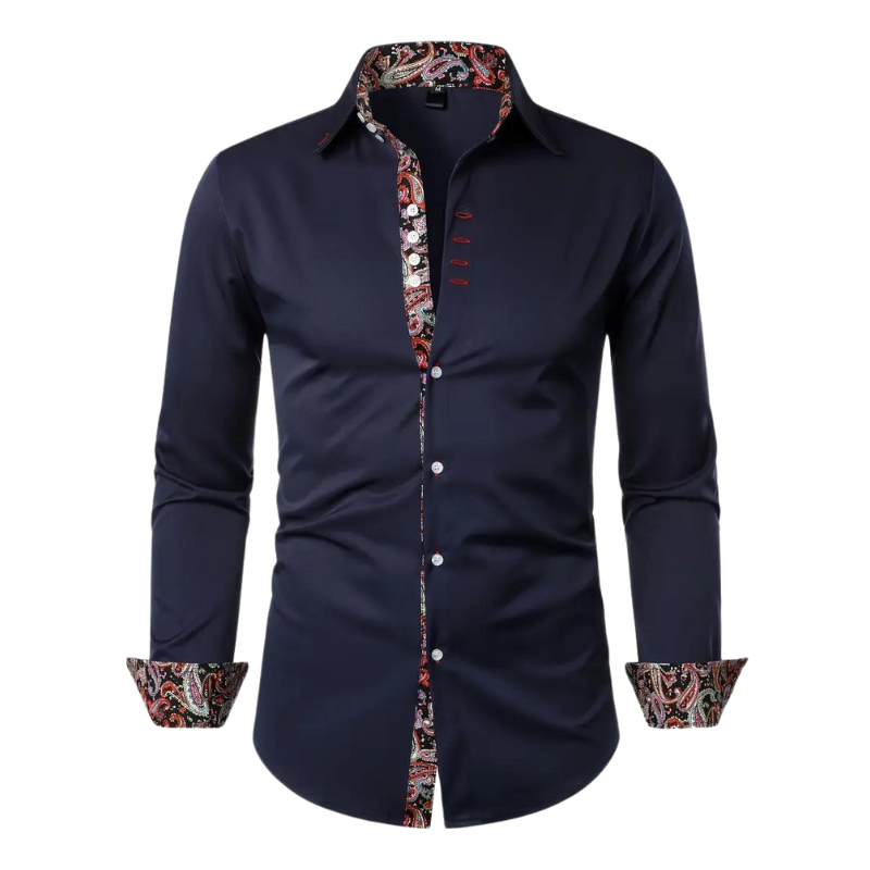 Johan de Witte Mode | Overhemd met Paisley Accent