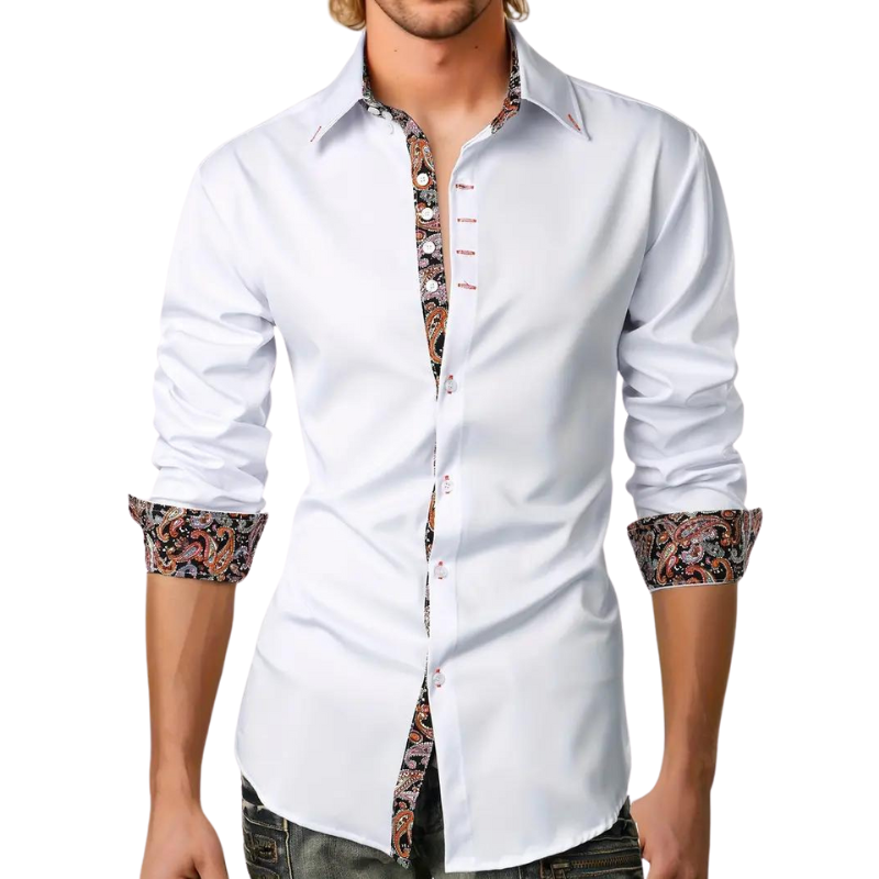 Johan de Witte Mode | Overhemd met Paisley Accent