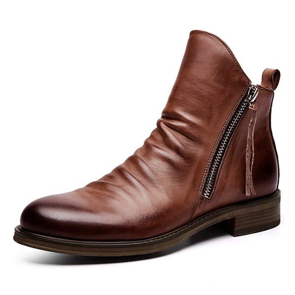 Enzo - Luxe Leren Chelsea Boots