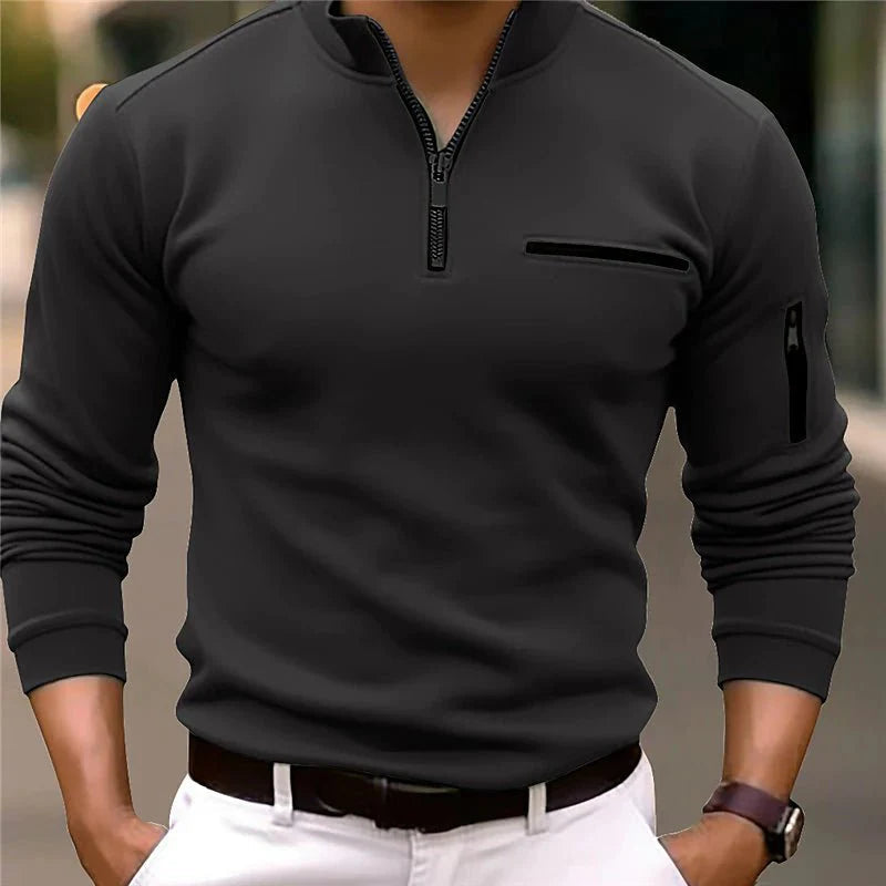 Johan de Witte Mode | Luxe Quarter-Zip Polo