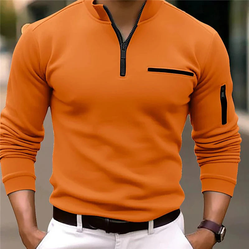 Johan de Witte Mode | Luxe Quarter-Zip Polo