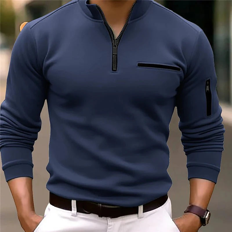 Johan de Witte Mode | Luxe Quarter-Zip Polo